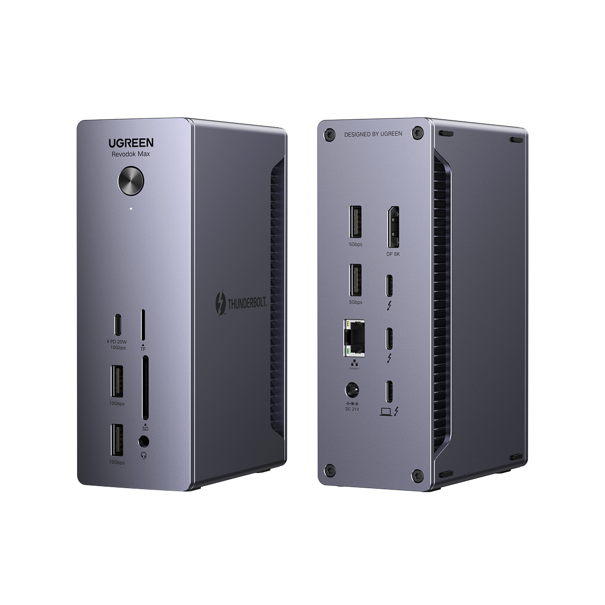 UGREEN Revodok Max 213 Thunderbolt 13-in-1 Docking Station UGREEN Revodok Max 213 Thunderbolt 13-in-1 Docking Station