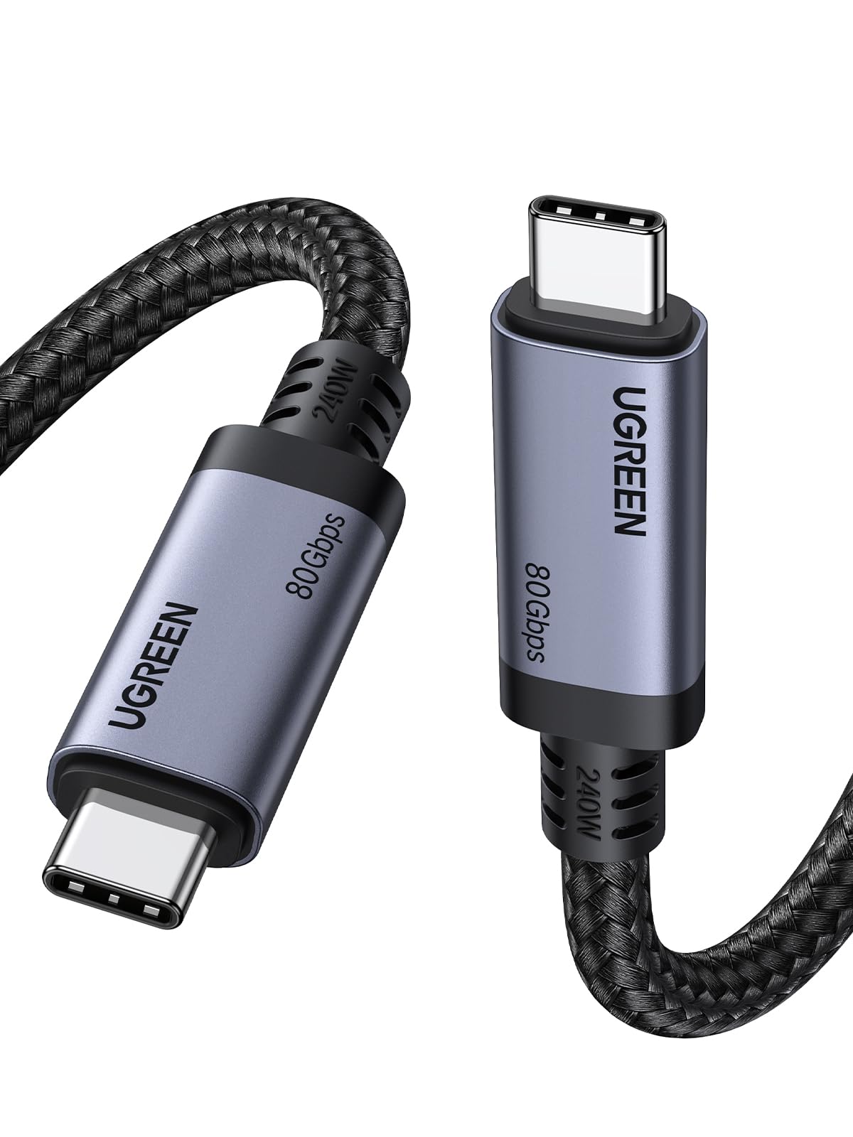 UGREEN Cable USB-C Gen4 240W (80Gbps, USB 4.0, 16K/8K 60Hz