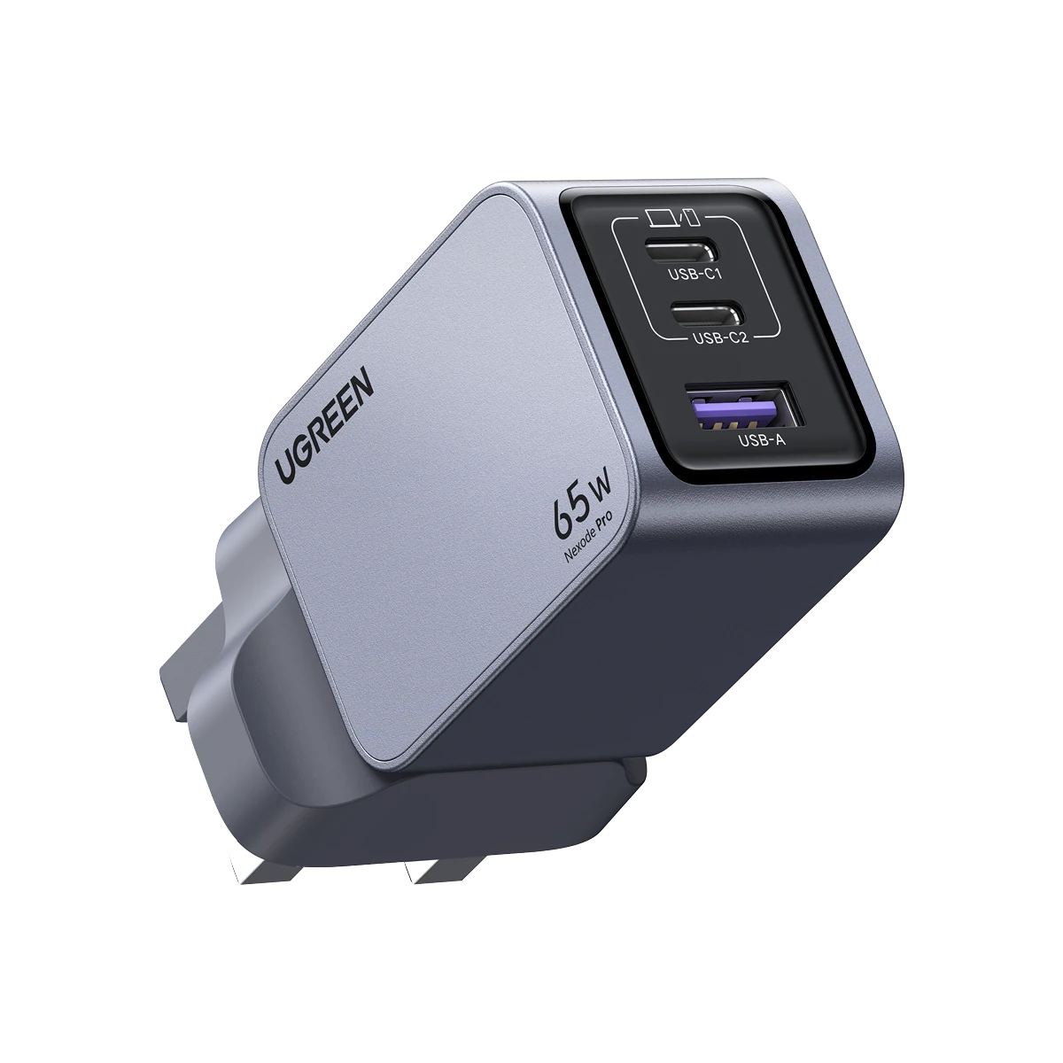UGREEN Nexode Pro Charger GaN Fast 3-Port 65W – UGREEN Official Site