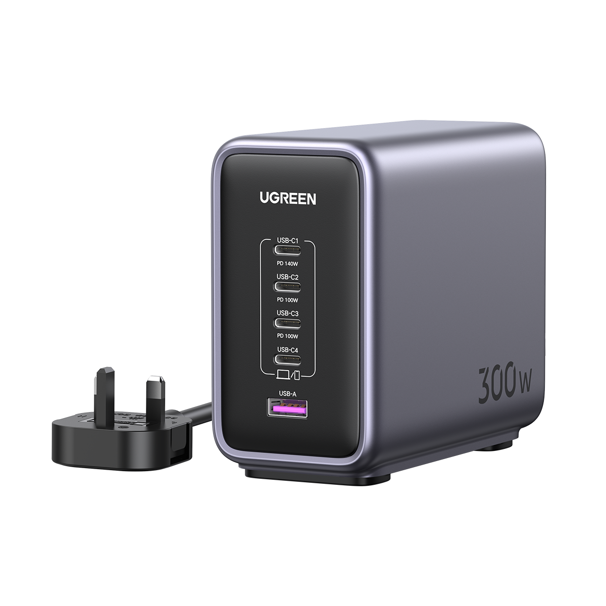 UGREEN Nexode Charger Desktop 5-port 300W – UGREEN Official Site