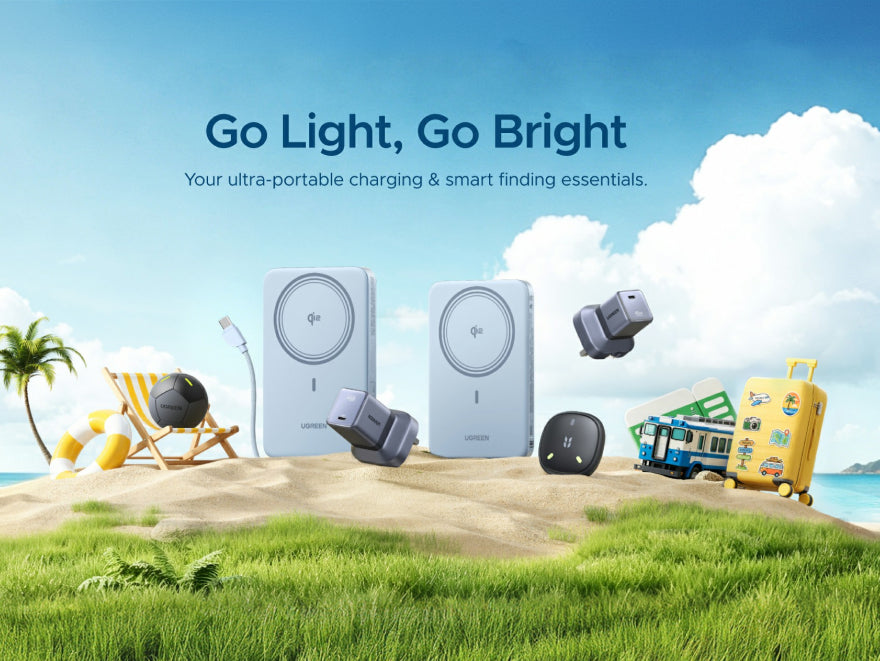 UGREEN Unveils New Charger Solutions and Trackers for Lightweight, Worry-Free Summer Travel