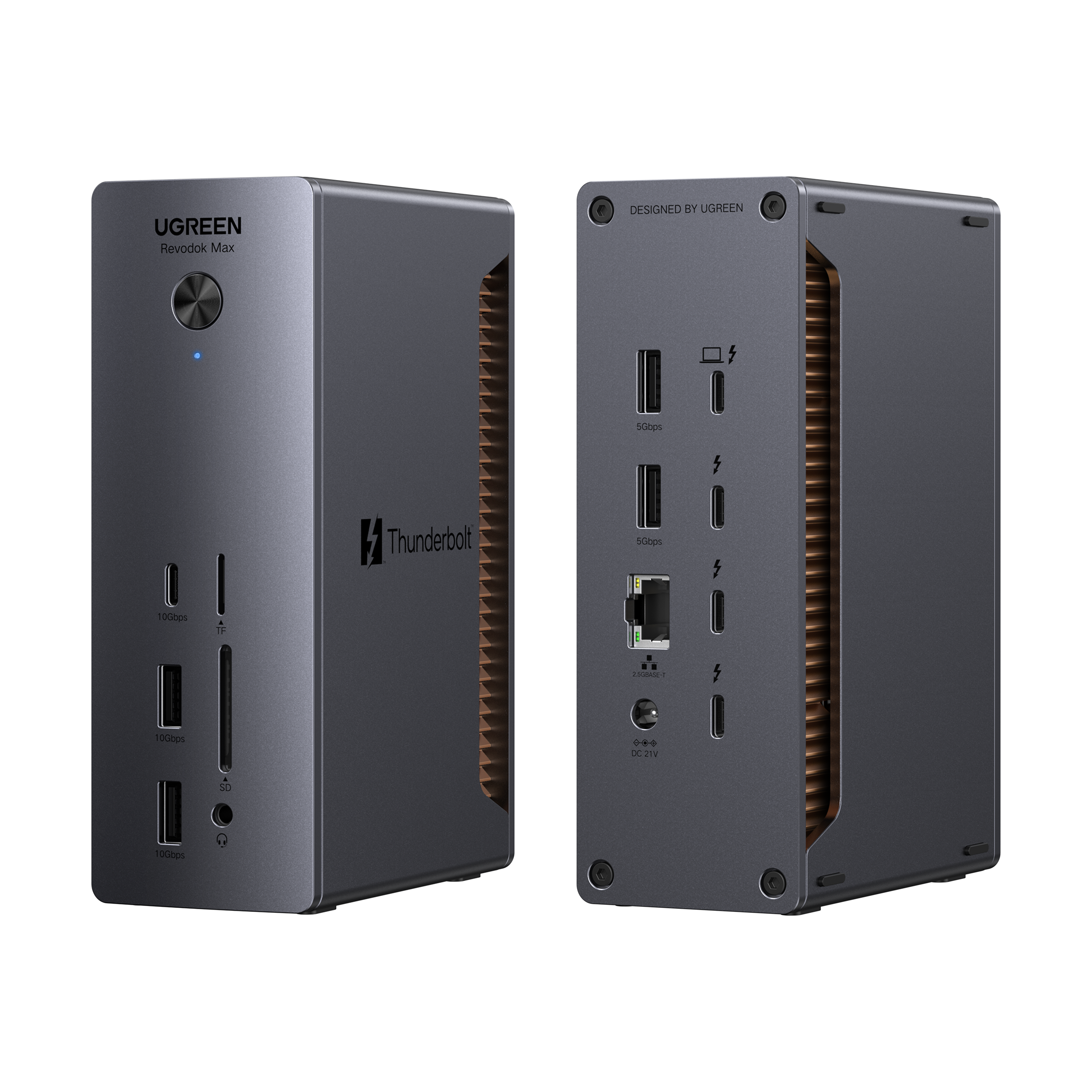 UGREEN Revodok Max 2131 Thunderbolt 5 Docking Station 8K@60Hz 140W UGREEN Revodok Max 2131 Thunderbolt 5 Docking Station 8K@60Hz 140W