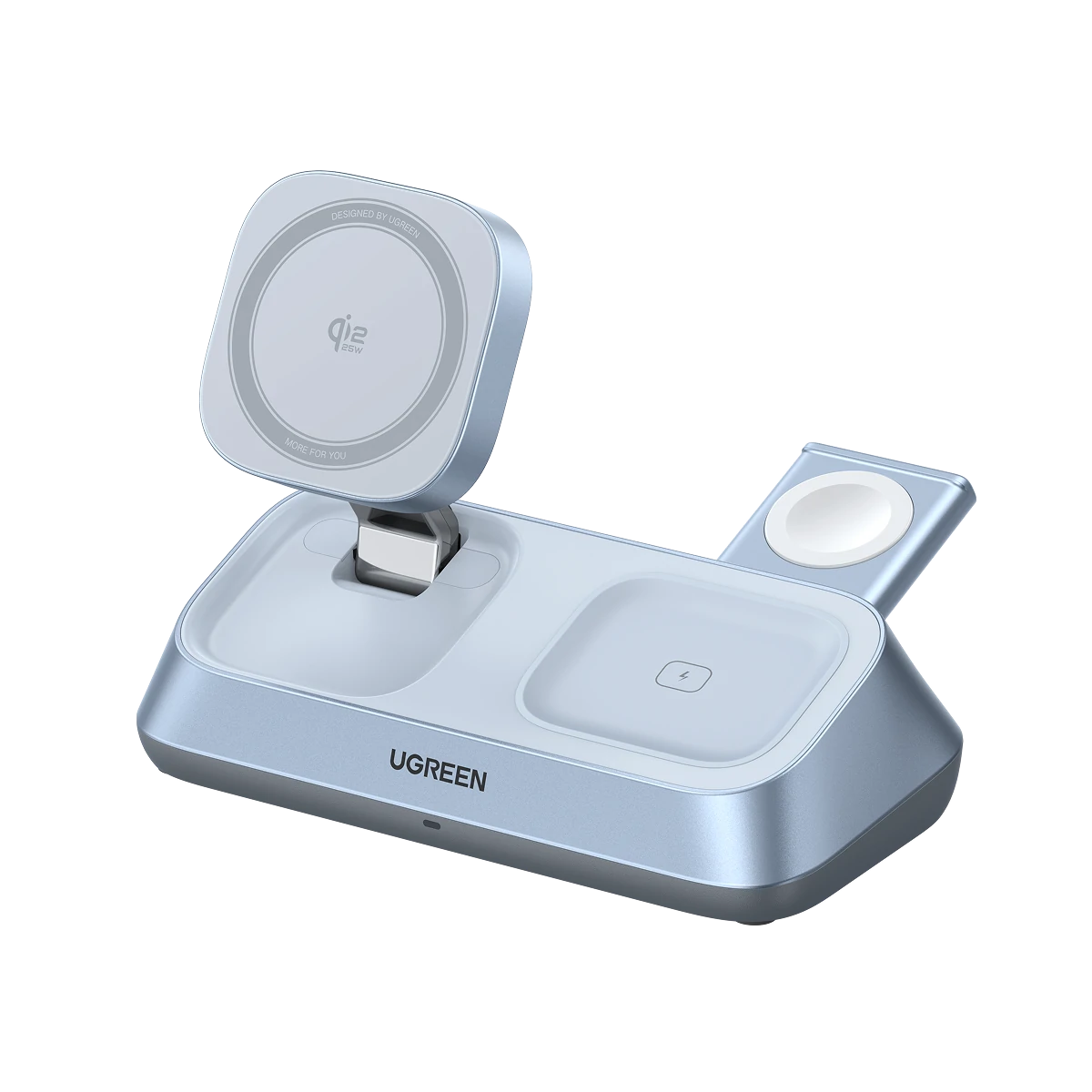 UGREEN MagFlow 3-in-1 Magnetic Wireless Desktop Charger 25W