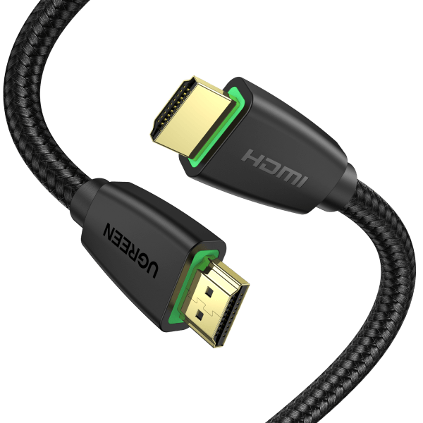 UGREEN 4K HDMI Cable 3.3ft Braided High Speed 18Gbps HDMI Cord with Ethernet Support 4K 60Hz 2160p 1080P 3D Arc Compatible with UHD TV Monitor