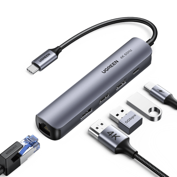 Ugreen 5-in-1 4K HDMI USB C Hub