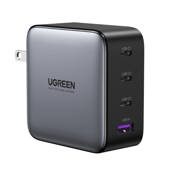 UGREEN Nexode 100W USB C Chargeur Rapide 4 Ports avec GaN Tech Compatible  avec iPhone 15