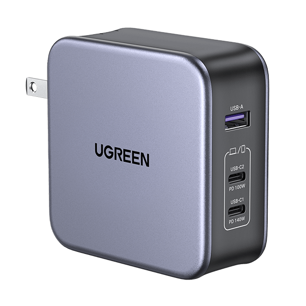Ugreen Nexode 140W USB C GaN Charger-3 Ports Wall Charger Ugreen Nexode 140W USB C GaN Charger-3 Ports Wall Charger