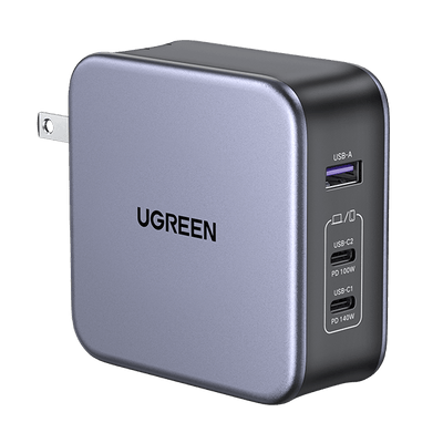 UGREEN Nexode 140W USB C GaN iphone Charger-3 Ports Wall Charger