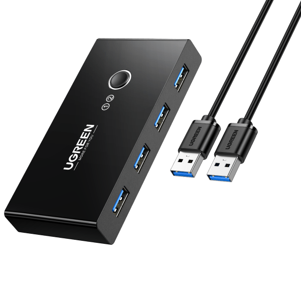 4-Port USB Ultra-Mini Hub with 1 meter cable - Compatible with USB  microphones
