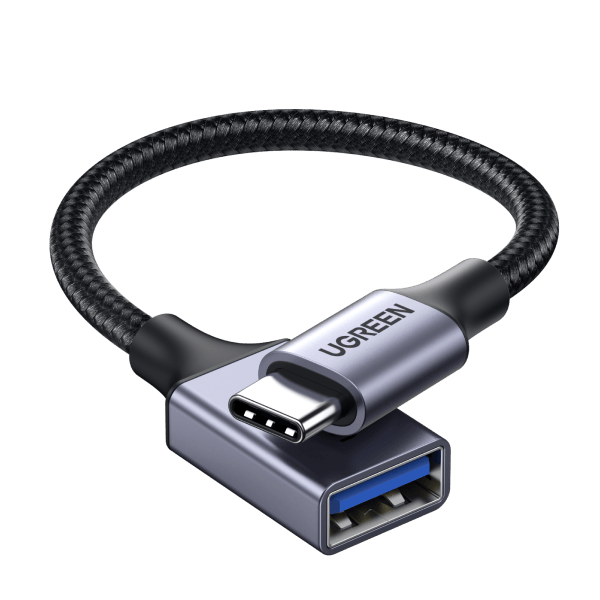 UGREEN Adaptateur USB C 3.1 Femelle vers USB 3.0 A Mâle en Aluminium  Supporte Charge Rapide