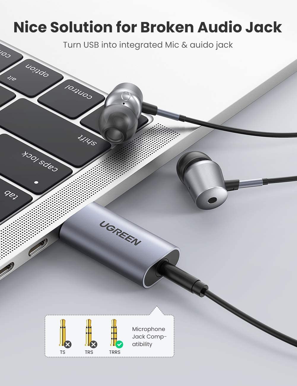 Adaptador jack USB C a plug micro USB USB-479 – ESMART