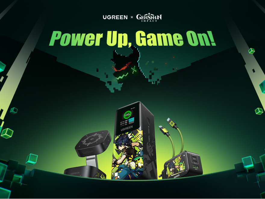 Power Up the Teyvat Journey: UGREEN Launches Genshin Impact Co-Branded Charging Collection  (PRNewsfoto/UGREEN)