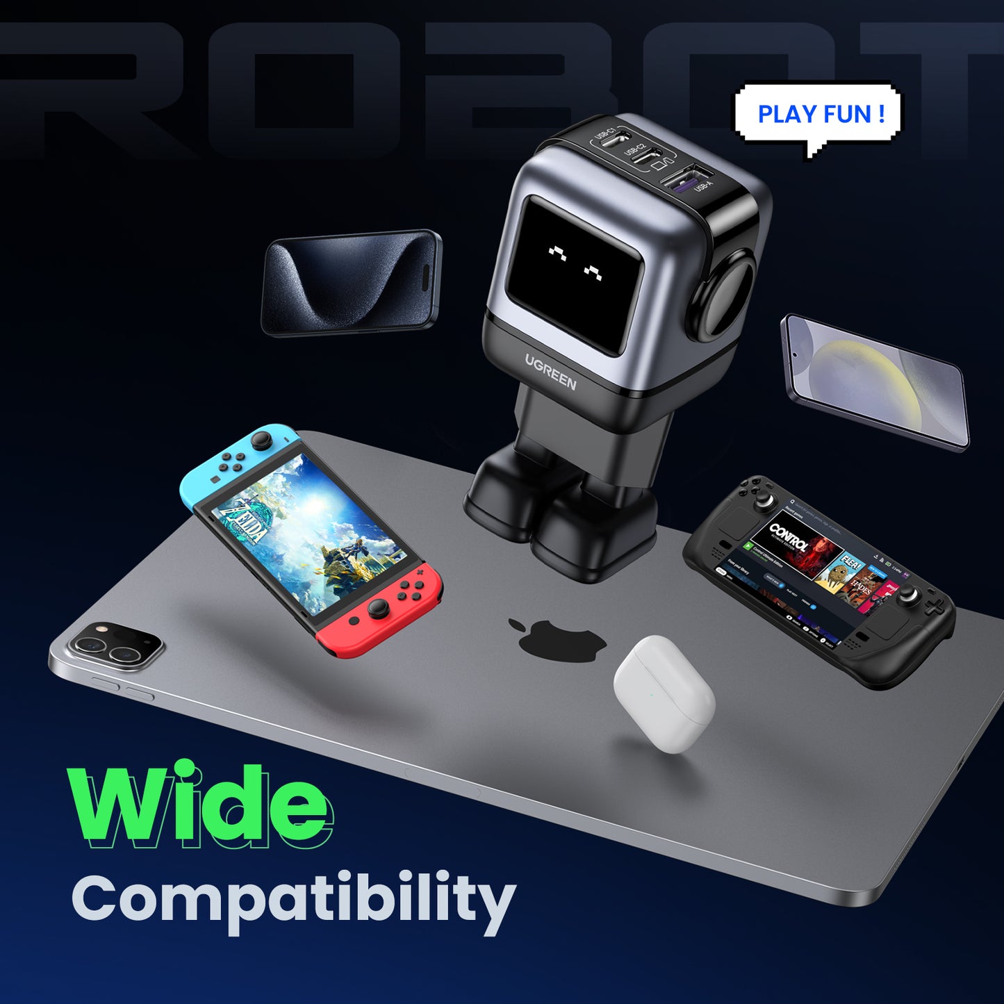 UGREEN Uno หัวชาร์จ 65W