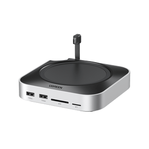 UGREEN Mac mini M4 Docking Station with NVMe SSD and USB A USB C Ports