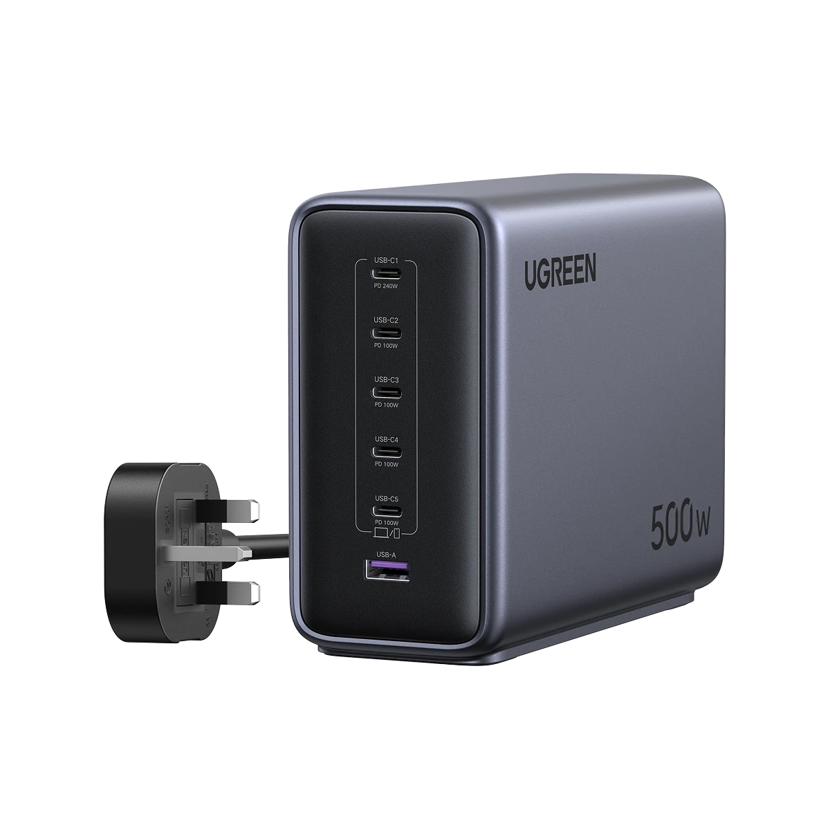 UGREEN Nexode شاحن مكتبي ستة منافذ 500 واط