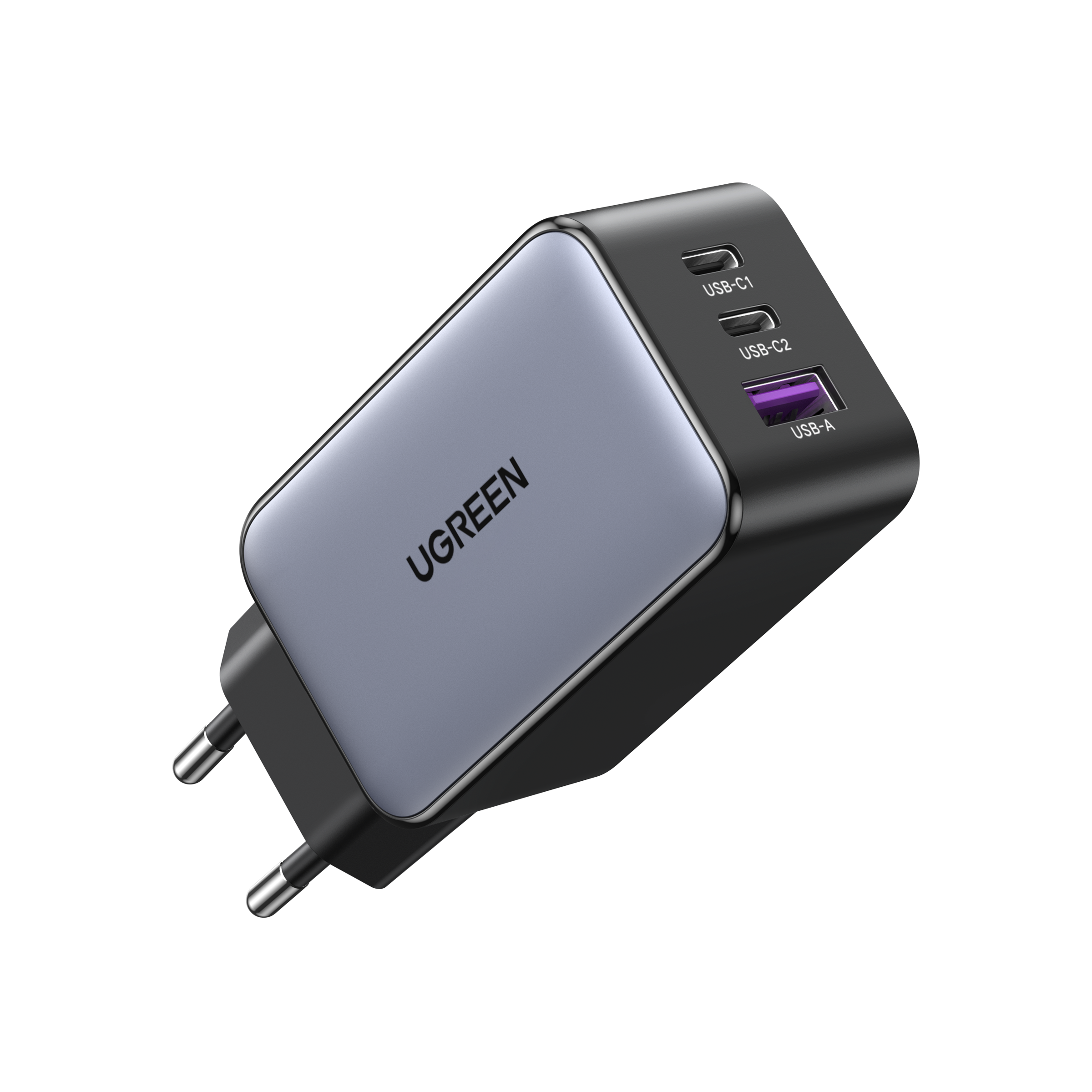 UGREEN Nexode หัวชาร์จ ชาร์จเร็ว 3 พอร์ต 65W