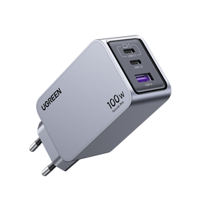 UGREEN Nexode Pro หัวชาร์จ GaN ชาร์จเร็ว 3 พอร์ต 100W