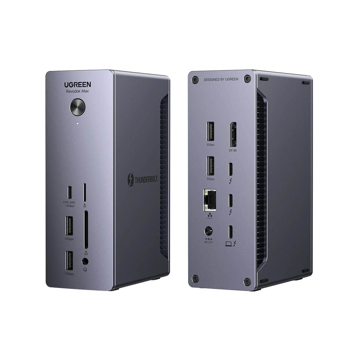 UGREEN Revodok Max 213 Docking Station Thunderbolt 4 13 In 1 Hub USB C