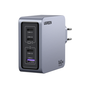 UGREEN Nexode Pro หัวชาร์จ GaN ชาร์จเร็ว 3 พอร์ต 160W