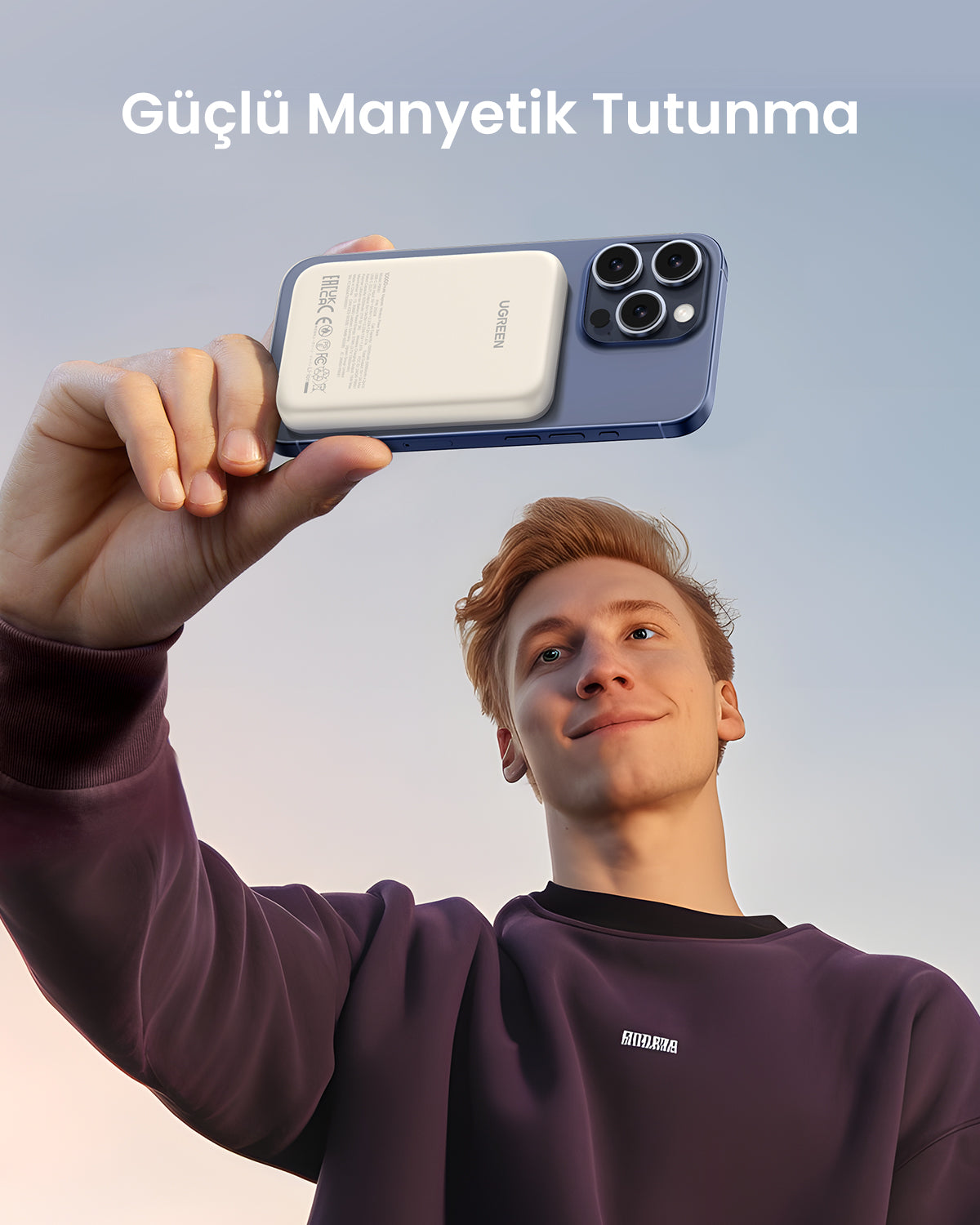 UGREEN Zapix Manyetik Kablosuz Powerbank 10000mAh 20W