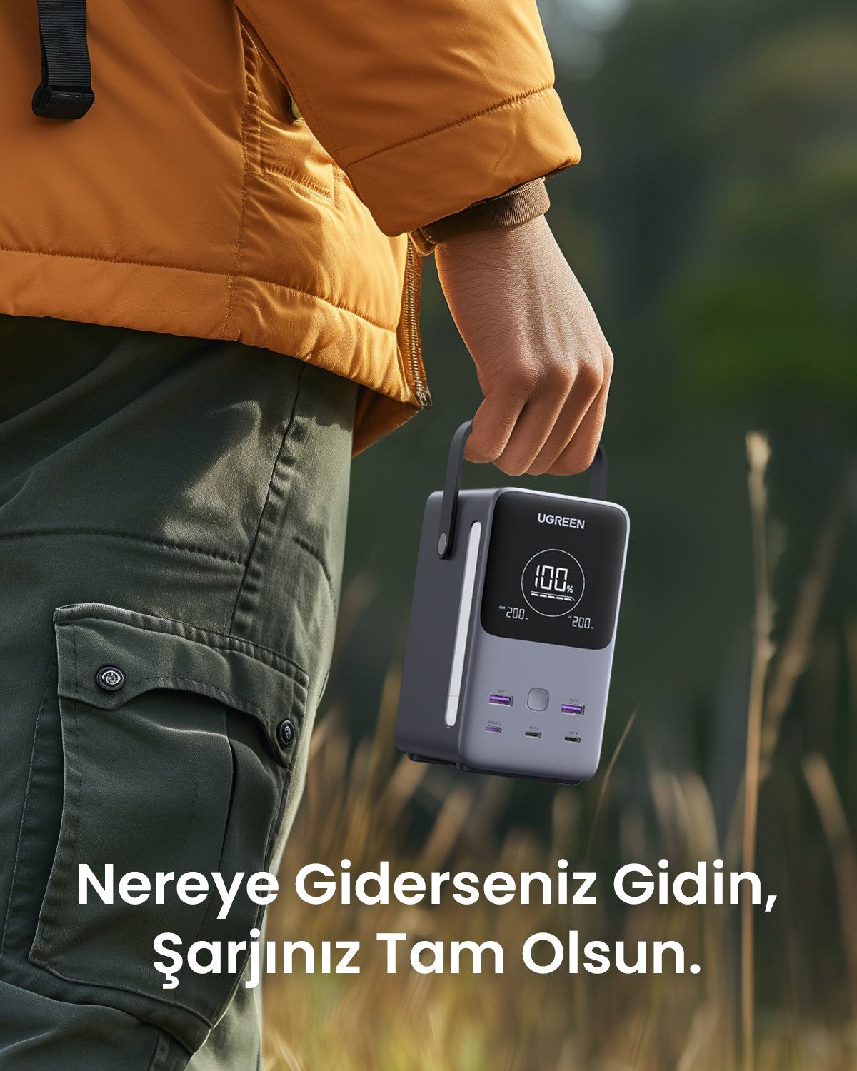 UGREEN Nexode Pro Taşınabilir Güç İstasyonu 48000mAh 300W (Akıllı
