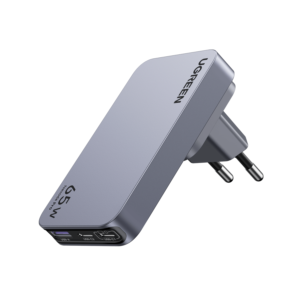 UGREEN Nexode Pro Ultra-Slim USB-C Ladegerät (65W, 3-Ports, GaN)