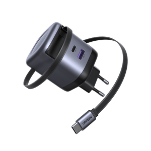 UGREEN Nexode 65W Charger with Retractable USB-C Cable