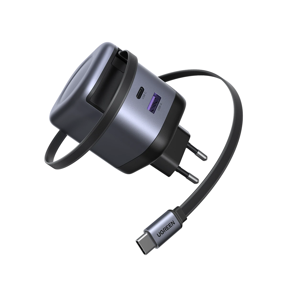 qBLOC Caricabatteria da auto USB C da 165 W e cavi da 1 m 240 W qBLOC Caricabatteria da auto USB C da 165 W e cavi da 1 m 240 W
