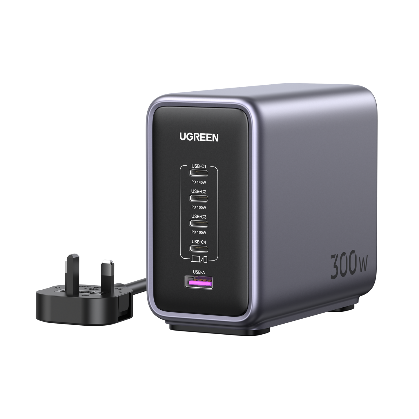 UGREEN Nexode شاحن مكتبي خمسة منافذ 300 واط