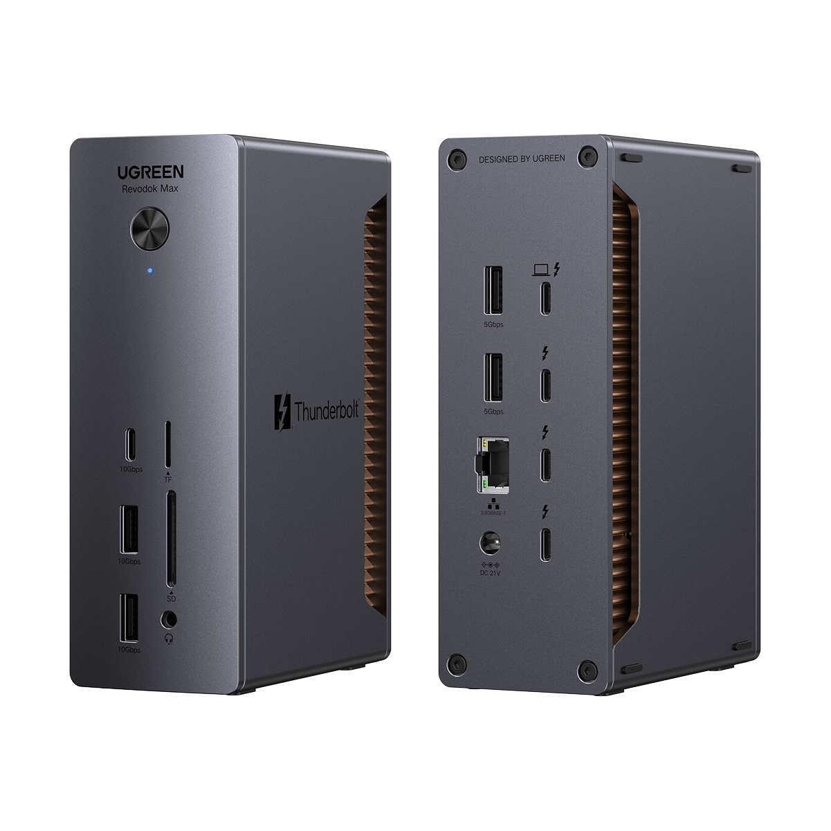 UGREEN Revodok Max 2131 Dockingstation (13-in-1, 140W, Thunderbolt 5)