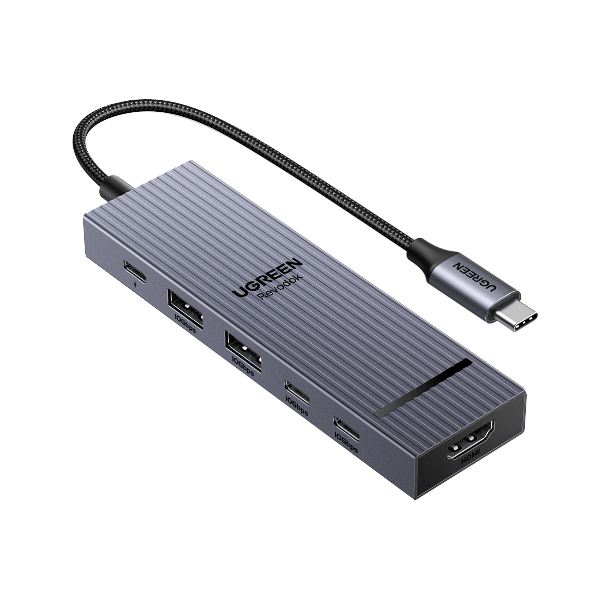 UGREEN Revodok Pro USB-C Hub (10Gbps, 6-IN-1, 4K@60Hz)