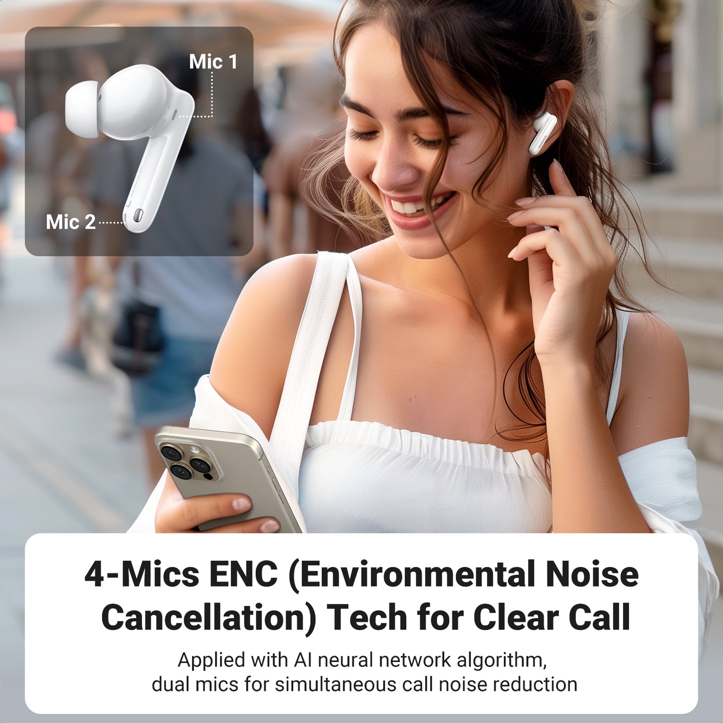 UGREEN Earbuds HiTune T3 Pro Active Noise-Cancelling Wireless