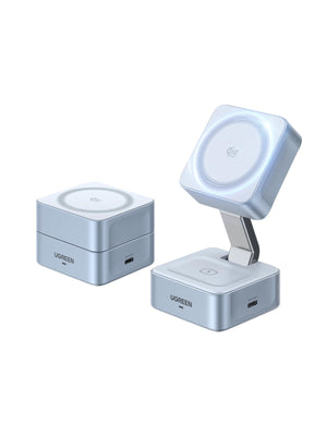UGREEN MagFlow 2-in-1 Magnetic Wireless Charger 25W