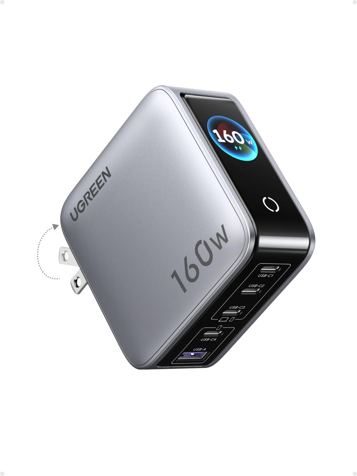 UGREEN Nexode Pro 160W 5-Port USB-C Charger