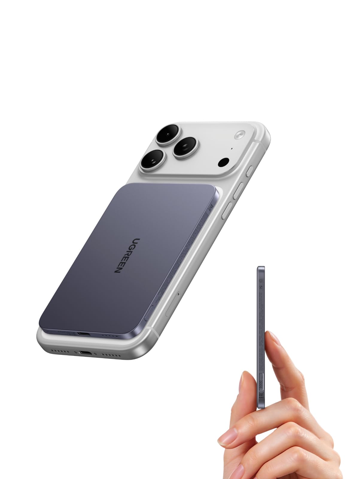 UGREEN MagFlow Air Magnetic Power Bank 5000mAh 15W