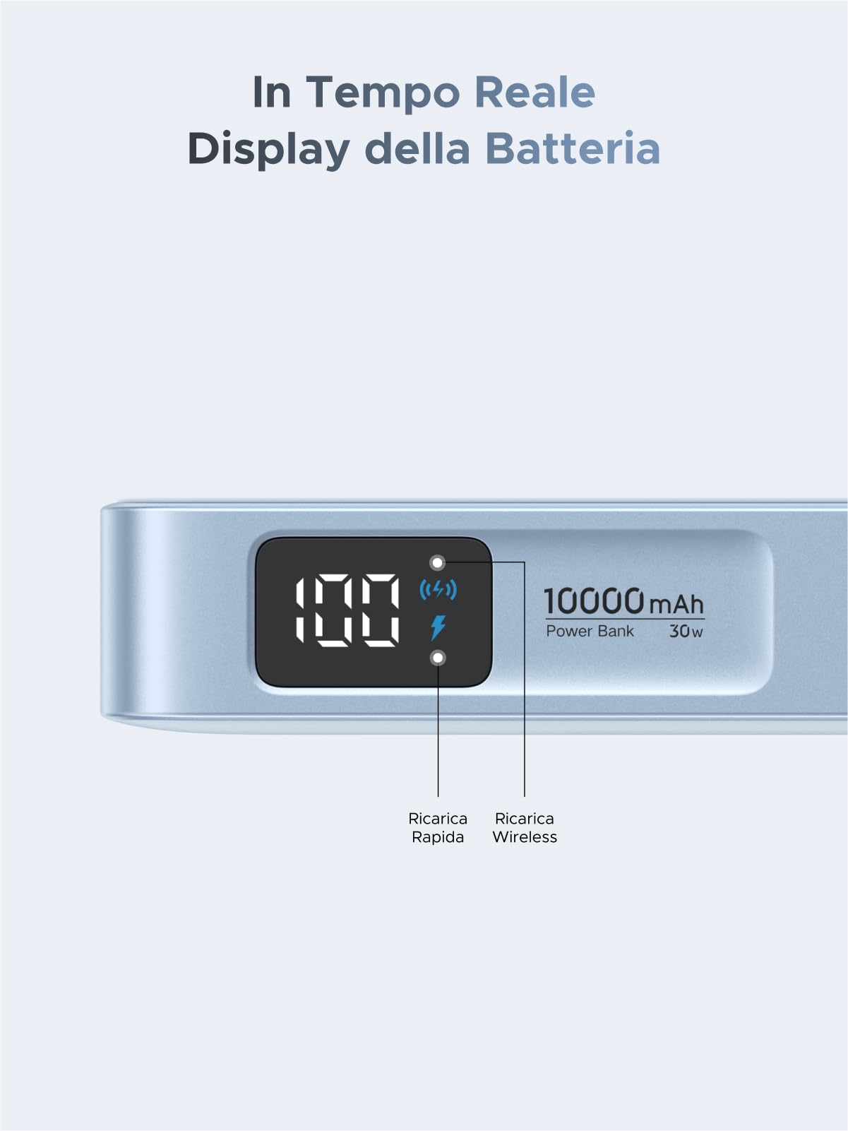 UGREEN Magflow Qi2 25W Power Bank 10000mAh a Induzione Magnetica