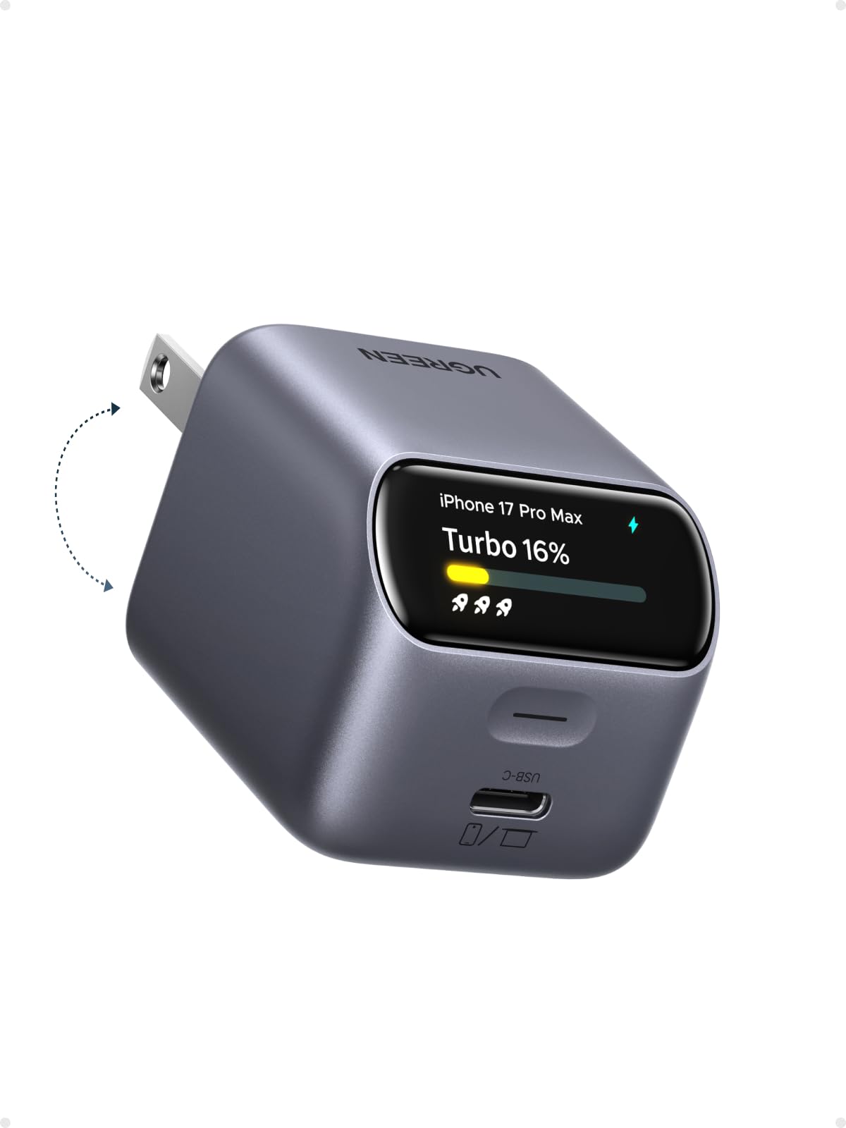 UGREEN Nexode Pro 45W Charger with Smart Display