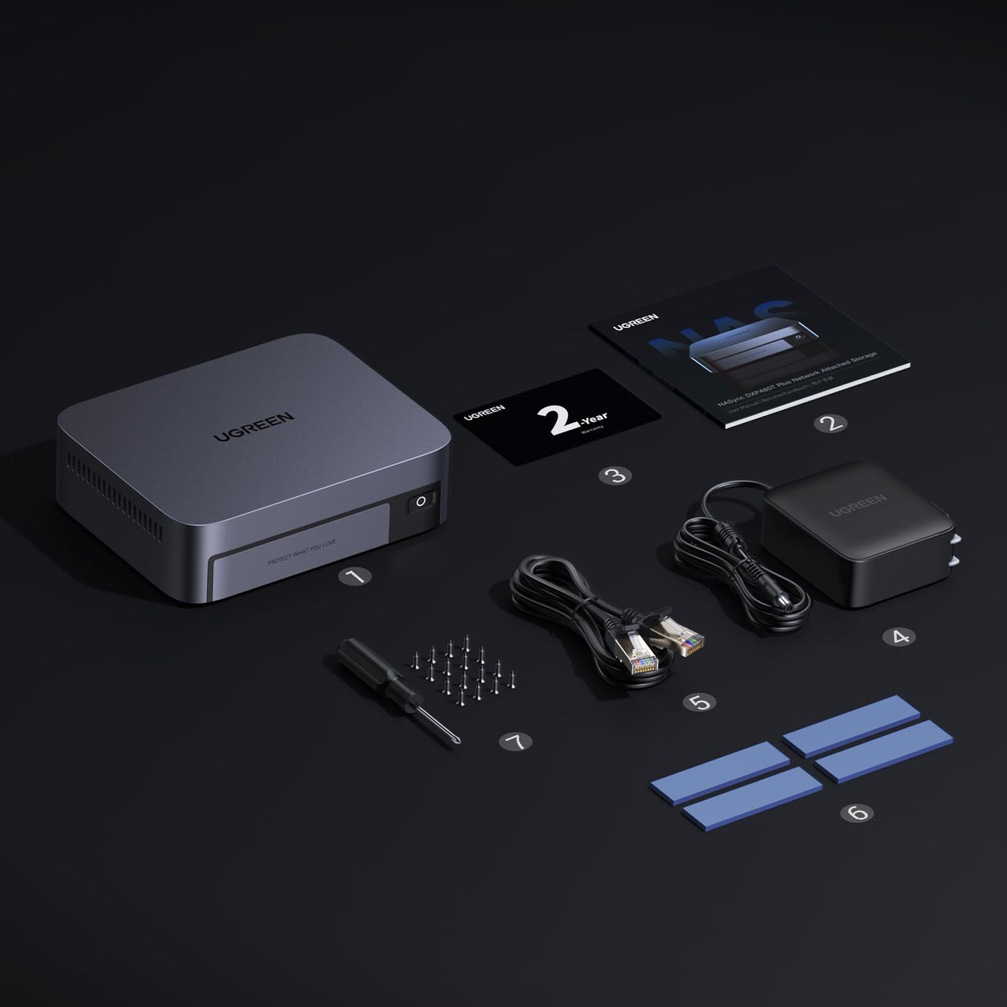 UGREEN NASync DXP480T Plus, NAS SSD All-Flash de 4 bahías, CPU Intel i5 1235u de 10 núcleos