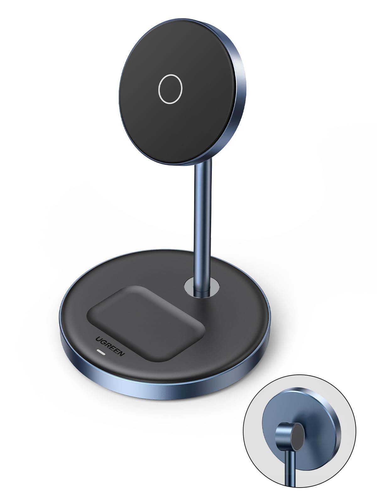 UGREEN 2-in-1 Magnetic Wireless Charger Stand 15W