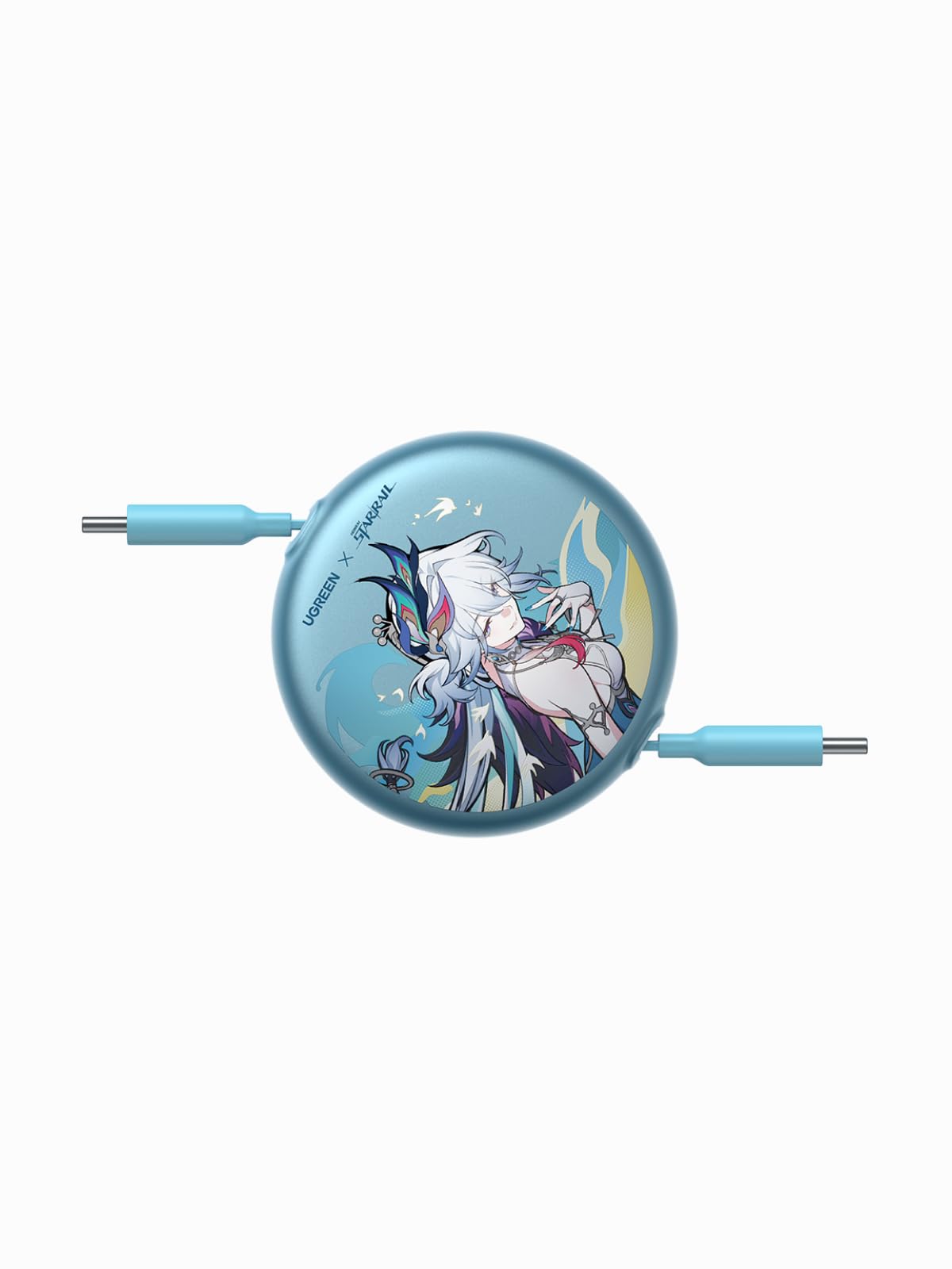 UGREEN Honkai Star Rail Retractable USB C Cable 1M, 100W Type C Fast Charge