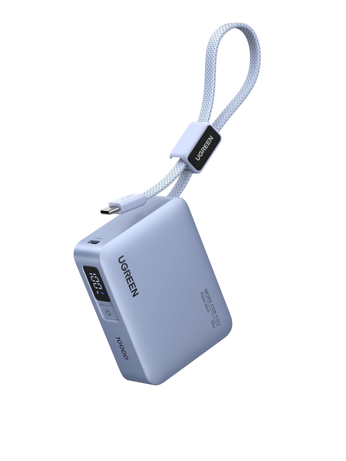 UGREEN Nexode Power Bank 10000mAh 30W with Built-in USB-C Cable