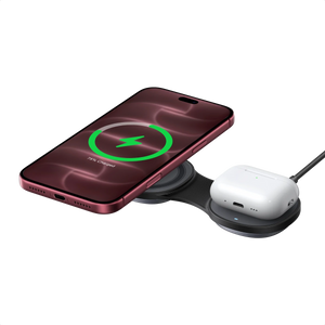 UGREEN MagFlow 25W Pocket-Sized 2-in-1, Foldable Wireless Charger Station