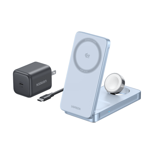 UGREEN MagFlow 3-in-1 Magnetic Wireless Charger 25W – UGREEN