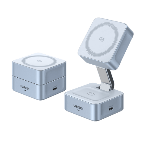 UGREEN MagFlow 2-in-1 Magnetic Wireless Charger 25W