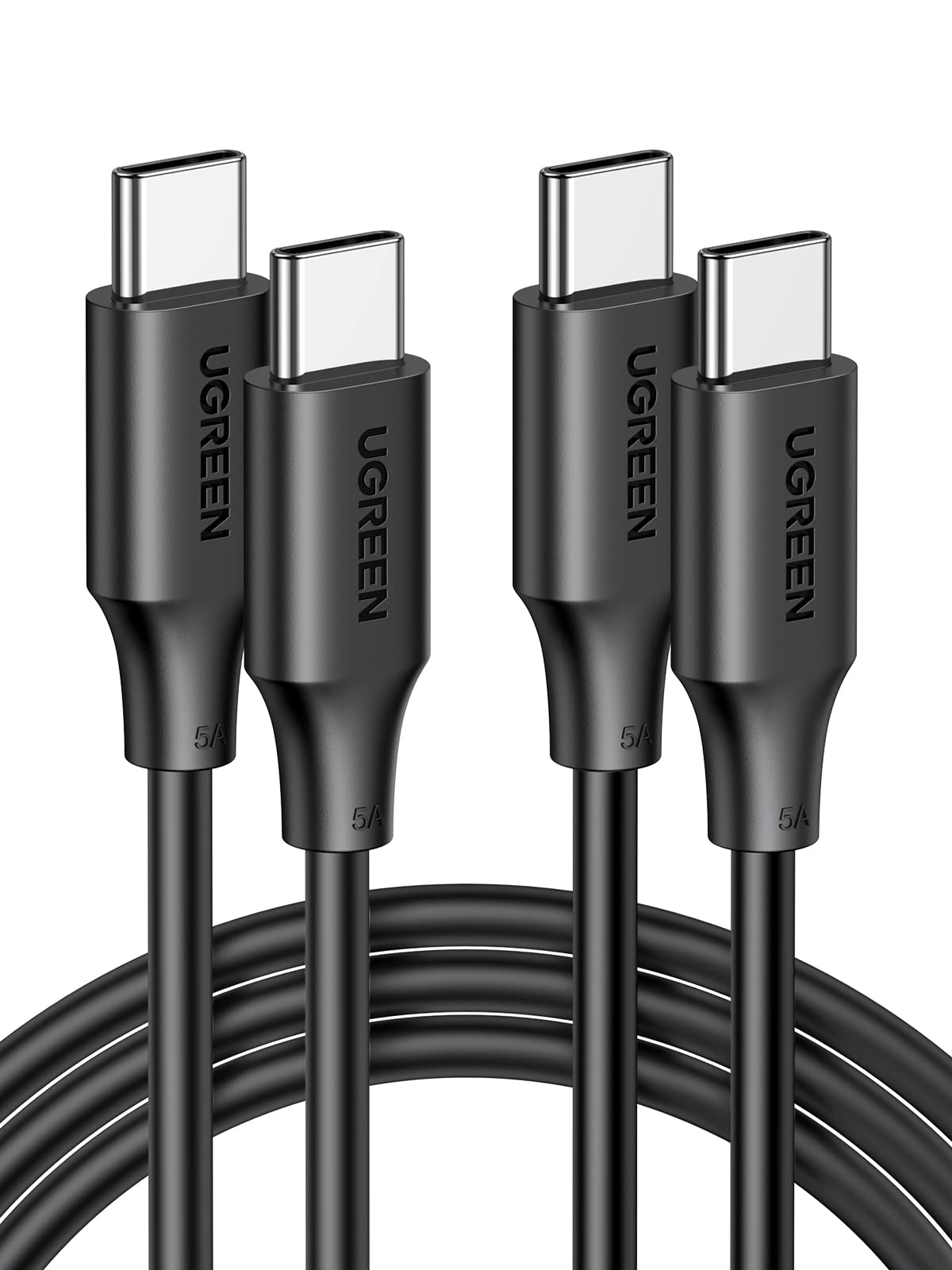 UGREEN كابل USB-C بقدرة 100 واط نوع PVC (عبوة 2)