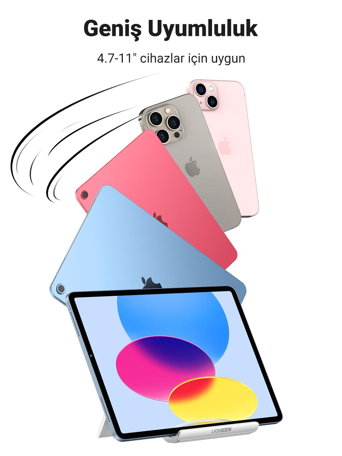 UGREEN iPad için Çok Açılı Ayarlanabilir Stand