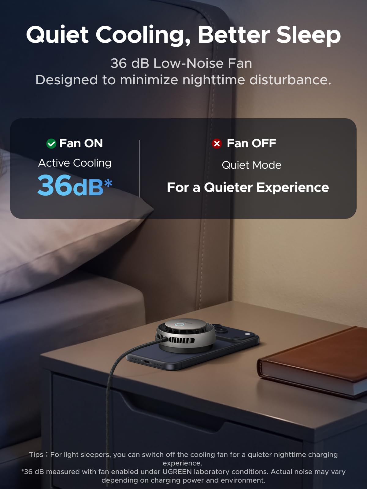 UGREEN MagFlow Pro Magnetic Wireless Charging Pad 25W