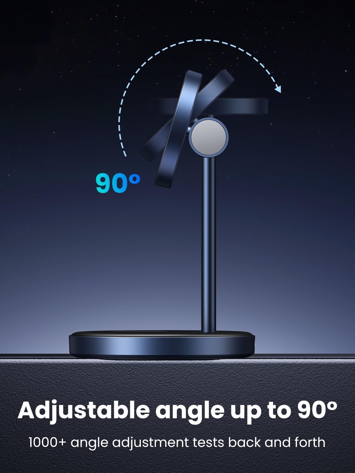 UGREEN 2-in-1 Magnetic Wireless Charger Stand 15W