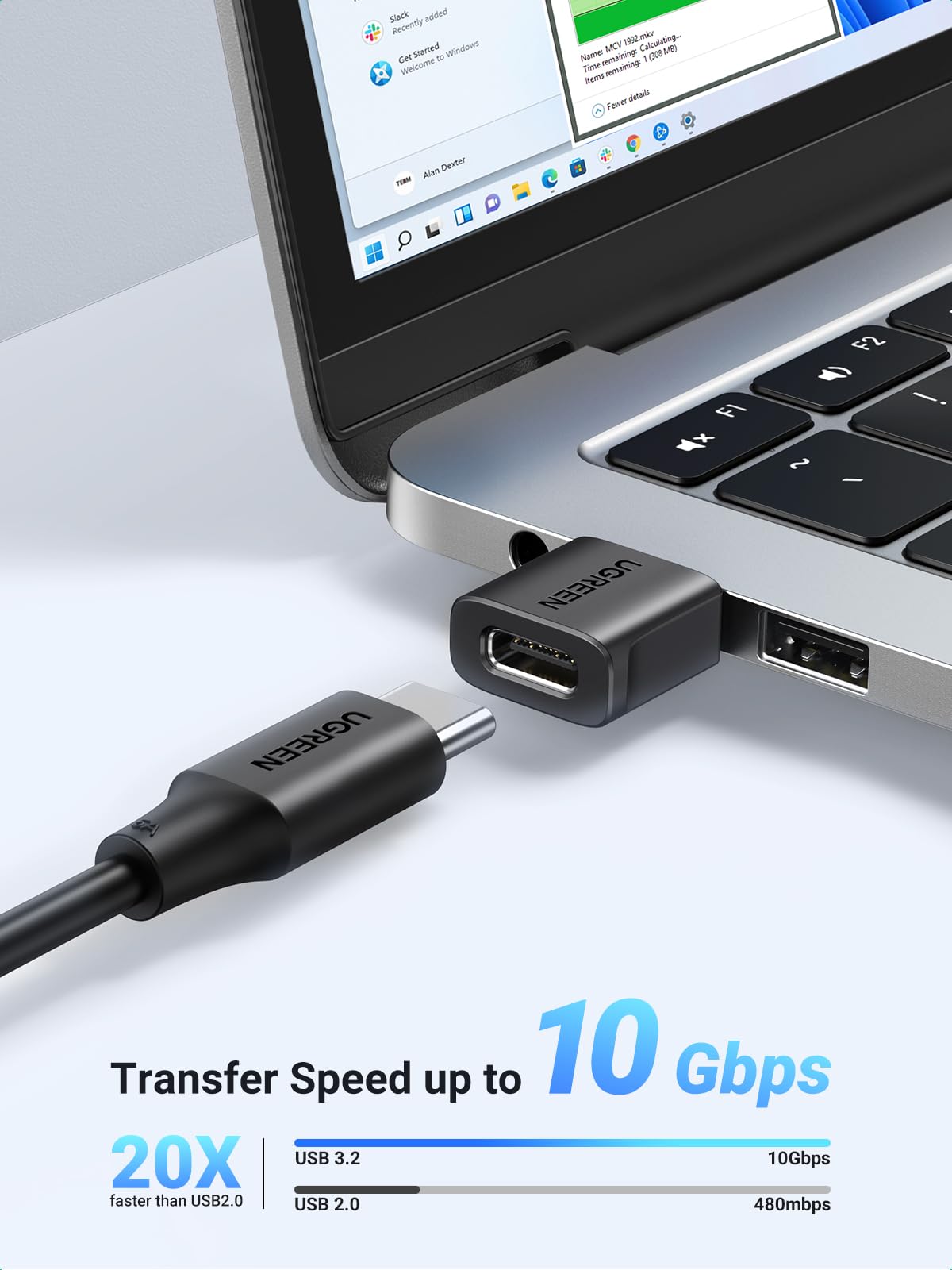 UGREEN USB to USB C Adapter 10Gbps