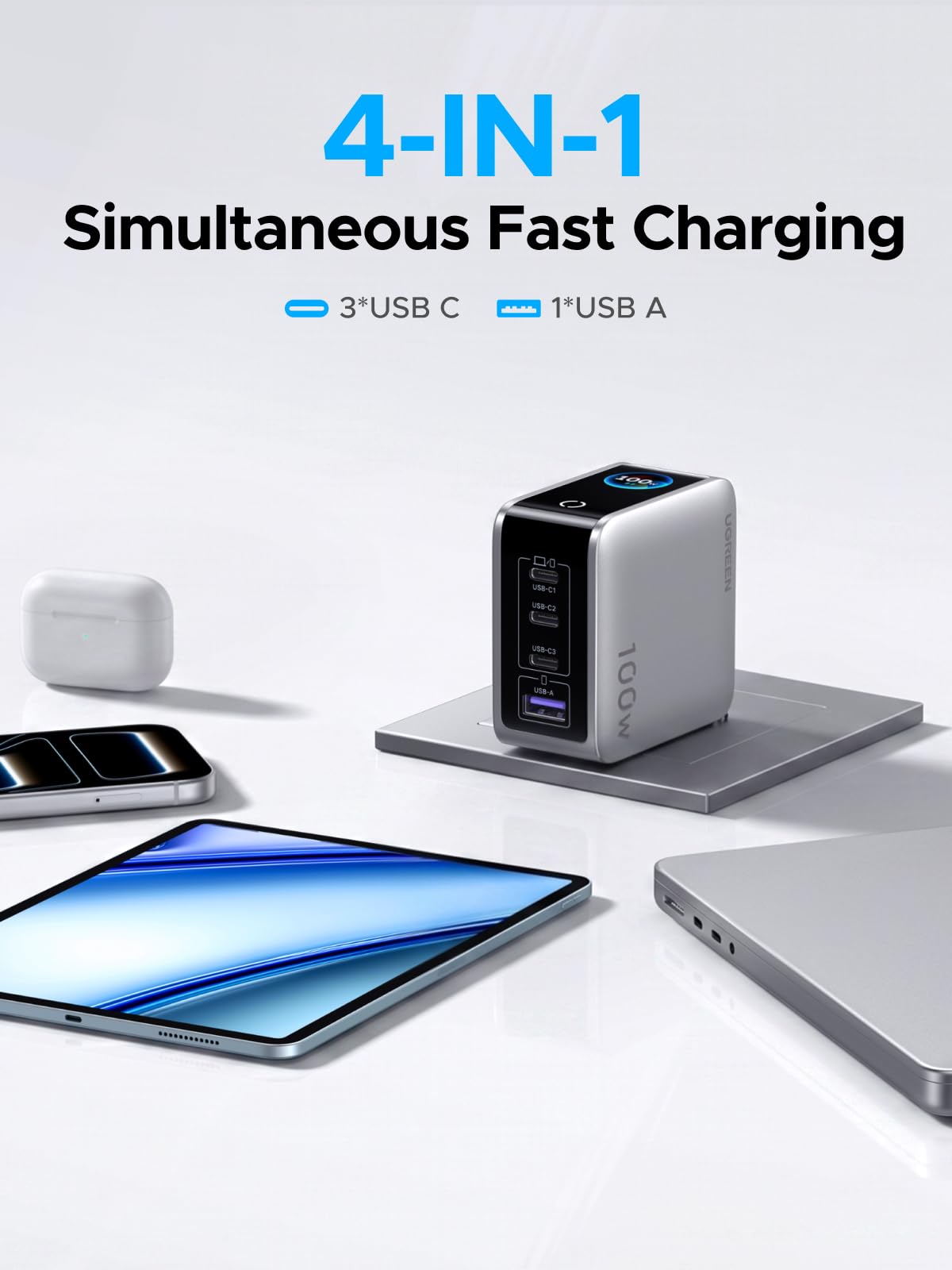 UGREEN Nexode Pro Charger 100W 4 Port